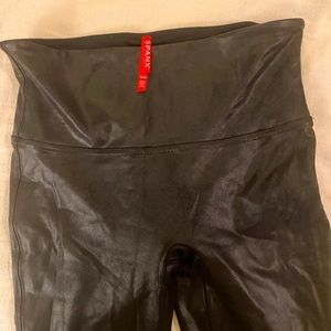 Spanx faux leather leggings